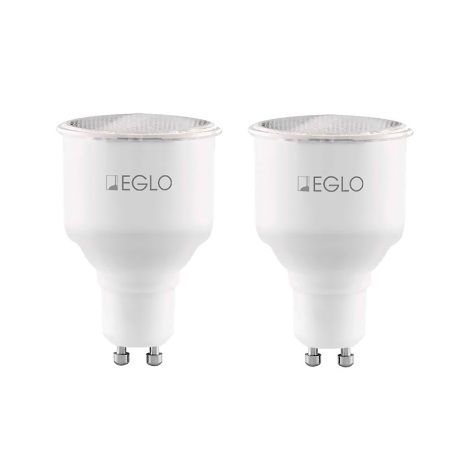 Eglo 12109 - SET 2x Varčna žarnica GU10/11W/230V 2700K