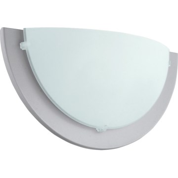 Eglo 181327 - Stensko svetilo ICEBERG 1xE27/60W/230V srebrno