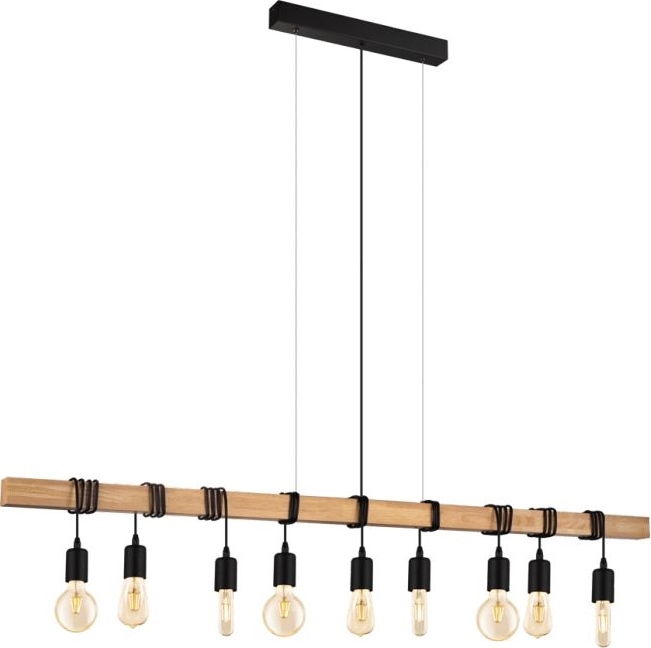 Eglo 182429 - Lestenec na kablu TOWNSHEND 9xE27/60W/230V