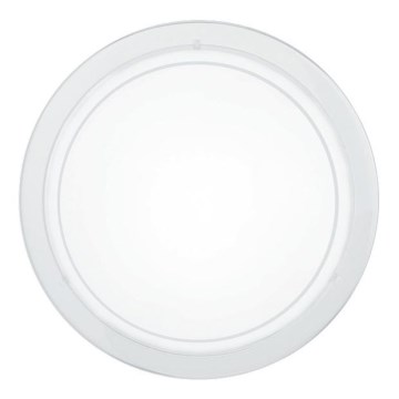Eglo 18526 - Stropna svetilka HUBAA 1xE27/60W/230V premer 29 cm bela