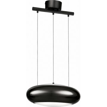 Eglo 18912 - Lestenec na kablu CARSICO 1xE27/60W/230V črni krom