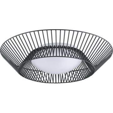 Eglo 200842 - LED stropna svetilka PIASTRE LED/8,2W/230V premer 39 cm črna