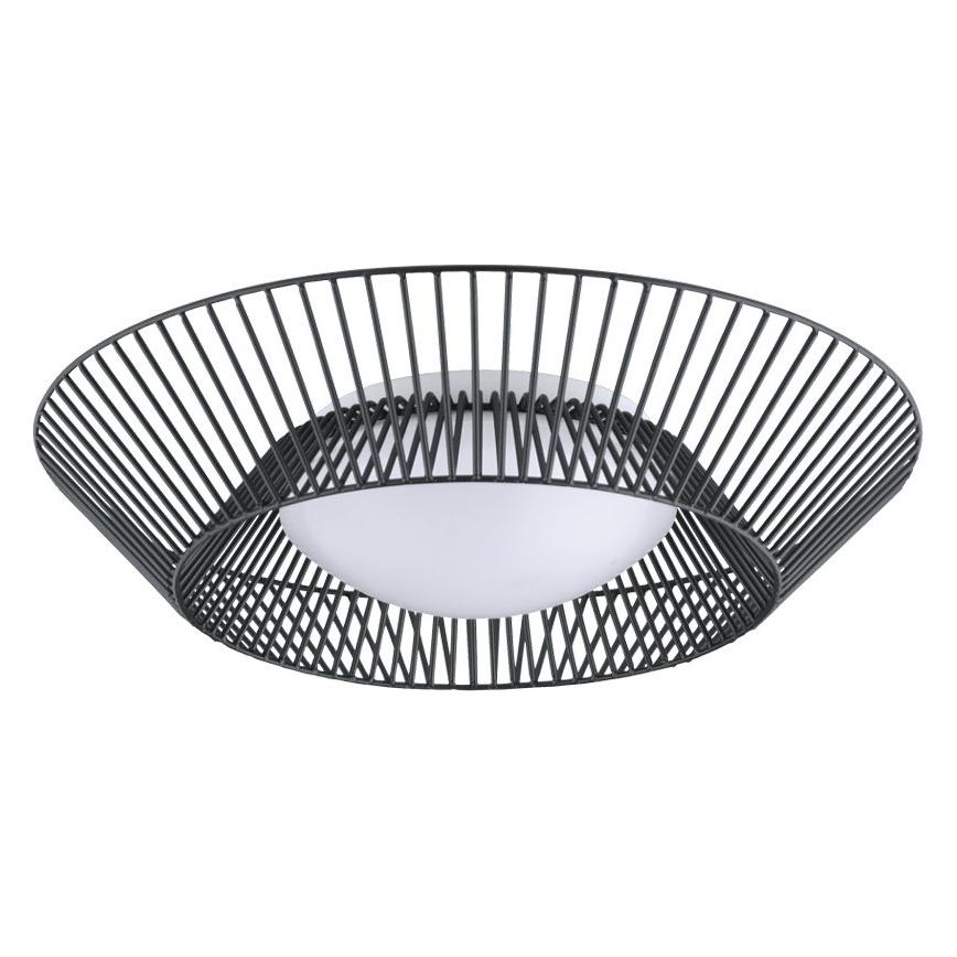 Eglo 200842 - LED stropna svetilka PIASTRE LED/8,2W/230V, premer 39 cm, črna