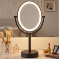 Eglo 201599 - Kozmetično ogledalo z LED osvetlitvijo LED/4W/4xAA IP65 črna