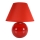 Eglo 23876 - Namizna svetilka TINA 1xE14/40W/230V rdeča