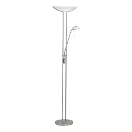 Eglo 25869 - Zatemnitvena stoječa svetilka BAYA 1xR7s/230W/230V + 1xG9/33W mat krom
