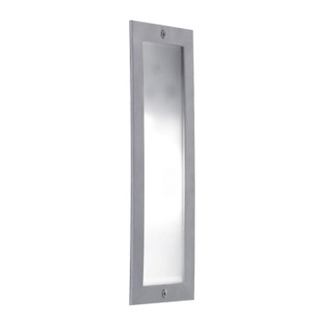 Eglo 27814 - Zunanje vgradno svetilo ZIMBA 1xE27/60W/230V IP44 sivo