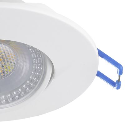 Eglo - Komplet 5x LED vgradnih stropnih svetilk LED/4,9W/230V 2700/4000/6500K, premer 9 cm, bela