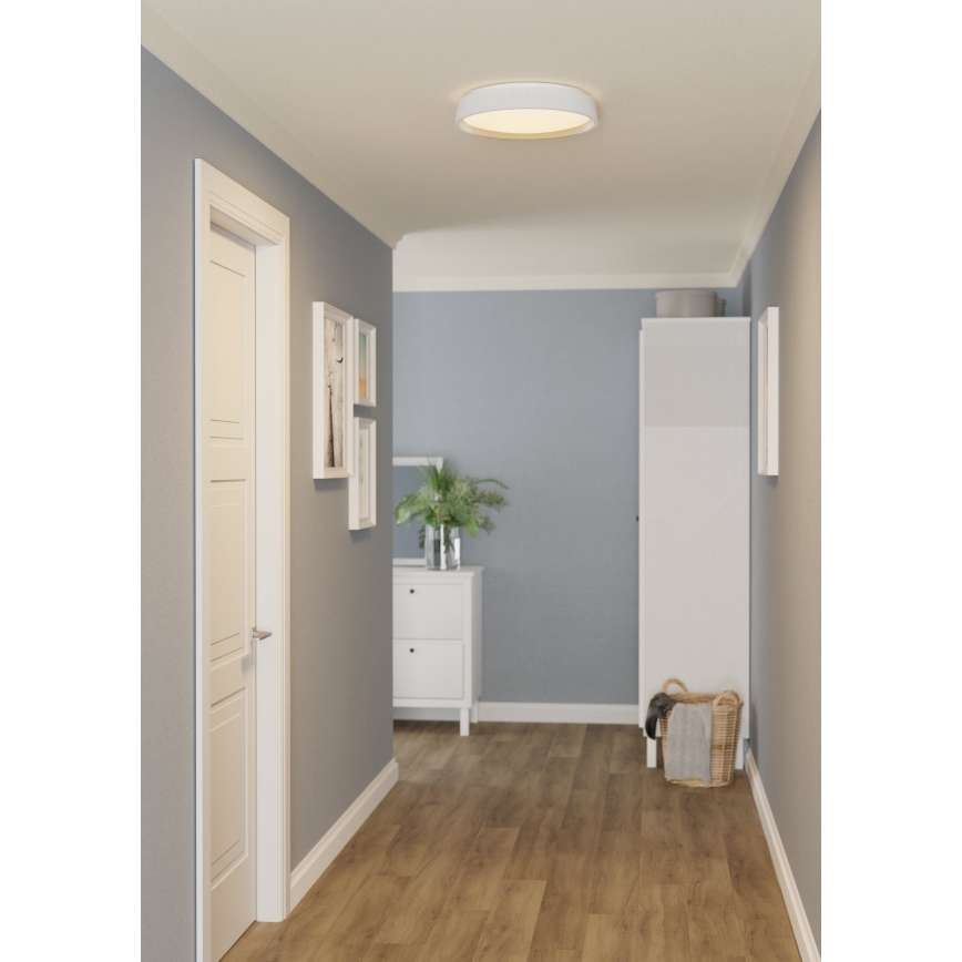Eglo 300686 - LED RGBW zatemnljivo stropno svetilo MASSIGNANO-Z LED/18,5W/230V 2700-6500K premer 40 cm bela + z daljinskim upravljalnikom