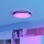 Eglo 300687 - LED RGBW stropna svetilka MONTEGRANARO-Z z možnostjo zatemnitve LED/18,5W/230V 2700-6500K premer 39,4 cm črna + z daljinskim upravljalnikom