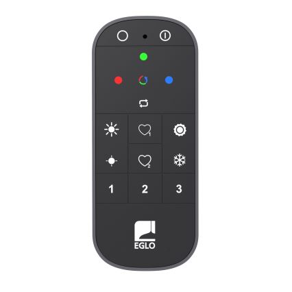 Eglo 300833 - LED RGBW zatemnljivo stropno svetilo MALTIGNANO-Z LED/18,5W/230V 2700-6500K premer 38 cm + daljinski upravljalnik