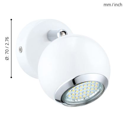 Eglo - LED Reflektor 1xGU10/3W LED