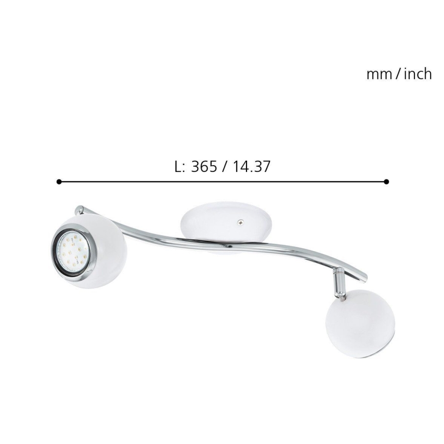 Eglo - LED Reflektor 2xGU10/3W LED