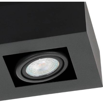 Eglo 31064 - LED točkovna svetilka MENDOZA 3xLED/4,7W/230V 3000K črna