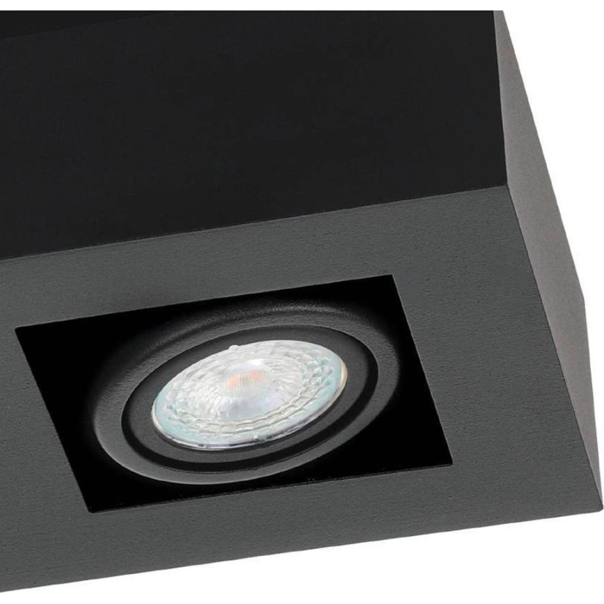 Eglo 31064 - LED točkovna svetilka MENDOZA 3xLED/4,7W/230V 3000K črna