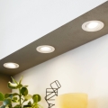 Eglo 31162 - KOMPLET 3x LED zatemnljivo vgradno stropno svetilo SARTIANO LED/3,5W/230V IP23 bela
