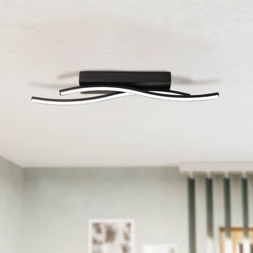 Eglo 31226 - LED Stropna svetilka ALBORAYA LED/10,8W/230V 3000K črna