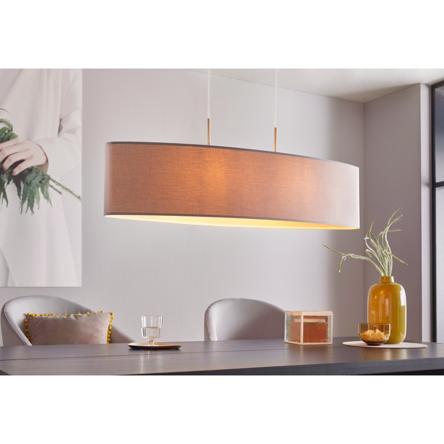 Eglo 31587 - Lestenec na vrvici PASTERI 2xE27/60W/230V
