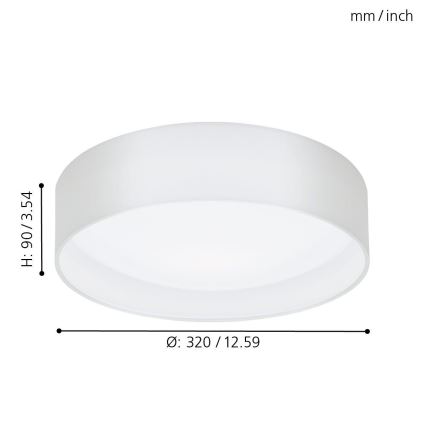 Eglo - LED stropna svetilka LED/11W/230V