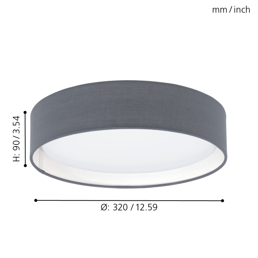Eglo - LED Stropna svetilka 1xLED/12W/230V