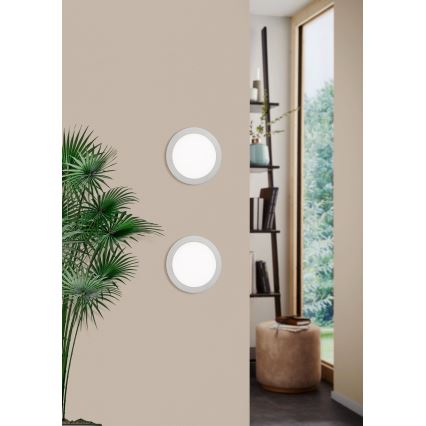 Eglo 31675 - LED vgradna stropna svetilka FUEVA 1 1xLED/16,5W/230V premer 22,7 cm