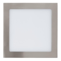 Eglo 31678 - LED vgradna stropna svetilka FUEVA 1 LED/18W/230V 22,5x22,5 cm