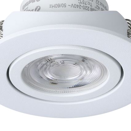 Eglo 31696 - LED RGBW Zatemnitvena vgradna svetilka SALICETO-Z LED/4,7W/230V 2700-6500K bela