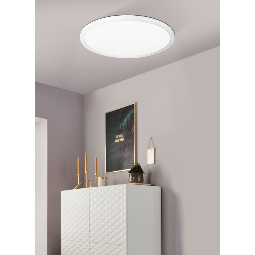 Eglo 31699 - LED RGBW Zatemnitvena stropna svetilka ROVITO-Z LED/16,5W/230V 2700-6500K bela
