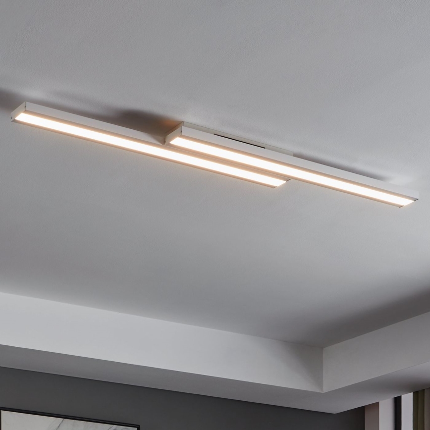 Eglo 31713 - LED RGBW Zatemnitvena stropna svetilka SALITERAS-Z LED/20,4W/230V 2700-6500K bela