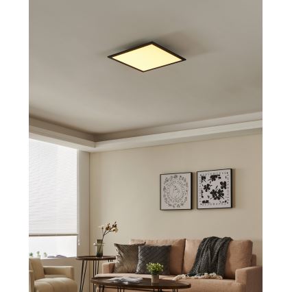 Eglo 31724 - LED Zatemnitvena stropna svetilka SALOBRENA-Z LED/21,5W/230V 2700-6500K črna