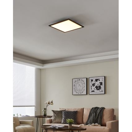 Eglo 31724 - LED Zatemnitvena stropna svetilka SALOBRENA-Z LED/21,5W/230V 2700-6500K črna