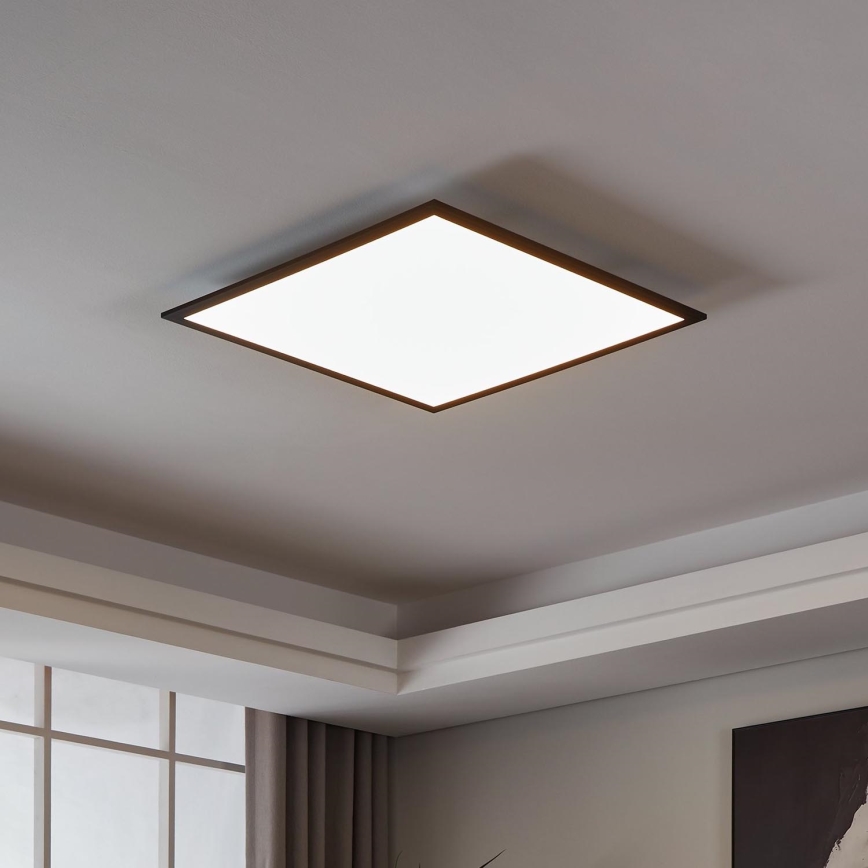 Eglo 31725 - LED Zatemnitvena stropna svetilka SALOBRENA-Z LED/33W/230V 2700-6500K črna