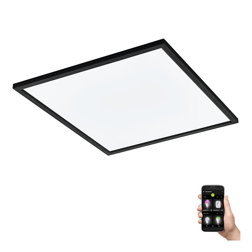 Eglo 31725 - LED Zatemnitvena stropna svetilka SALOBRENA-Z LED/33W/230V 2700-6500K črna