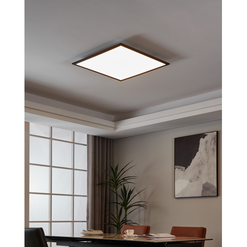 Eglo 31725 - LED Zatemnitvena stropna svetilka SALOBRENA-Z LED/33W/230V 2700-6500K črna
