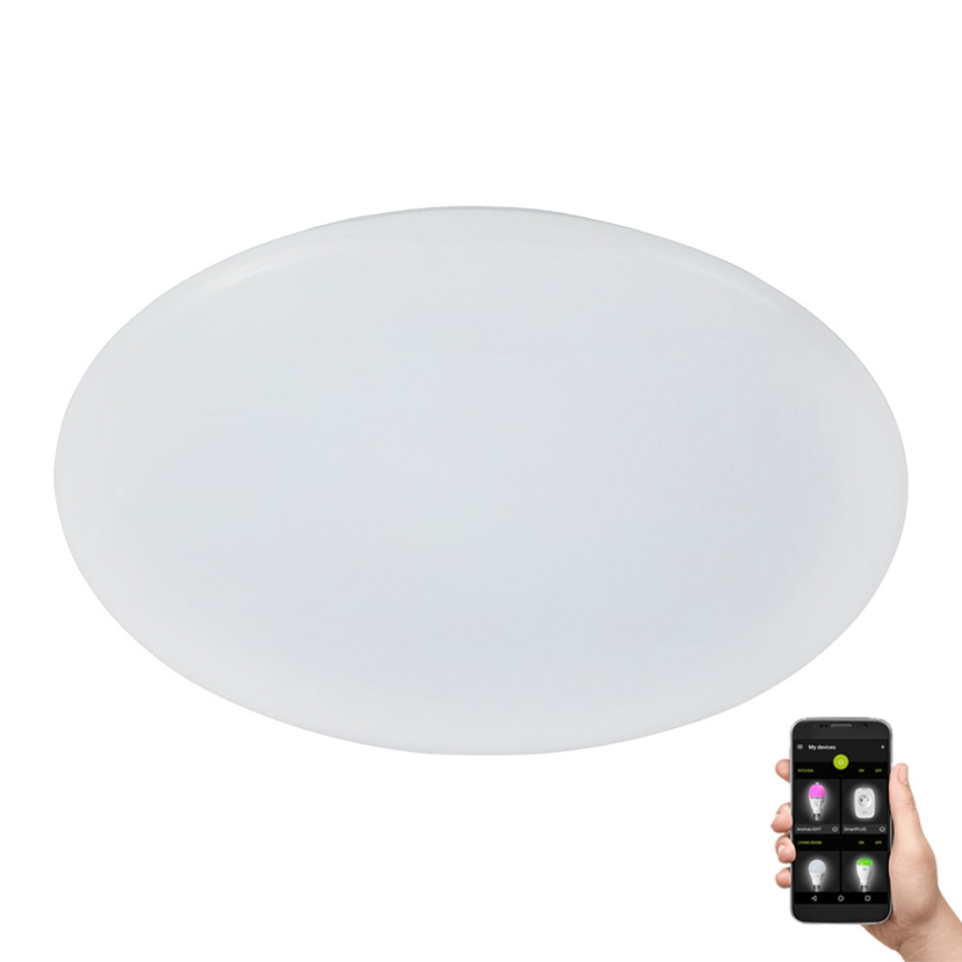 Eglo 31737 - LED Zatemnitvena stropna svetilka TOTARI-Z LED/19,2W/230V 2700-6500K bela