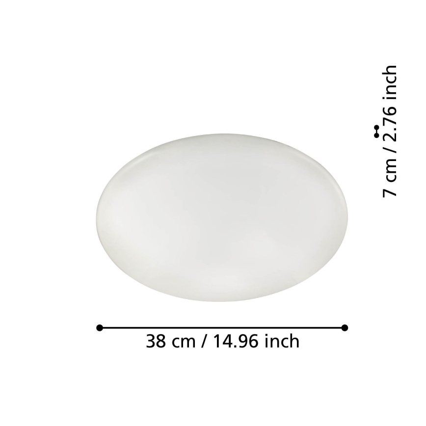 Eglo 31737 - LED Zatemnitvena stropna svetilka TOTARI-Z LED/19,2W/230V 2700-6500K bela