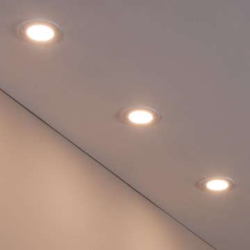 Eglo 31741 - SET 3x LED Zatemnitvena kopalniška vgradna svetilka FUEVA-Z 1xLED/2,8W/230V 2700-6500K IP44 bela