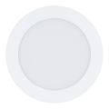 Eglo 31742 - LED Zatemnitvena kopalniška vgradna svetilka FUEVA-Z LED/10,5W/230V 2700-6500K IP44 bela