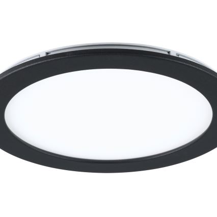 Eglo 31744 - LED zatemnjiva vgradna stropna svetilka za kopalnico FUEVA-Z LED/10,5W/230V 2700-6500K IP44 črna premer 16,5 cm