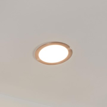 Eglo 31746 - LED Zatemnitvena kopalniška vgradna svetilka FUEVA-Z LED/10,5W/230V 2700-6500K IP44 krom