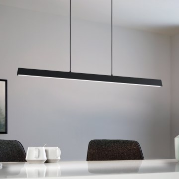 Eglo 31756 - LED RGBW Zatemnitveni lestenec na vrvici SIMOLARIS-Z LED/35W/230V 2700-6500K črna