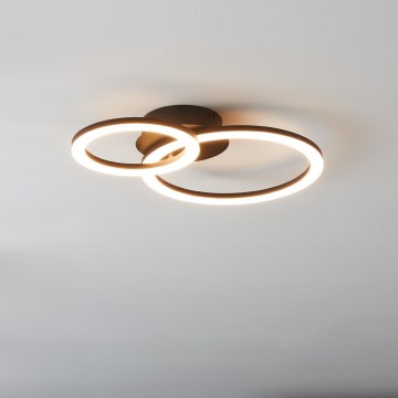 Eglo 31772 - LED Zatemnitvena stropna svetilka PARRAPOS-Z LED/15W/230V 3000-6500K črna