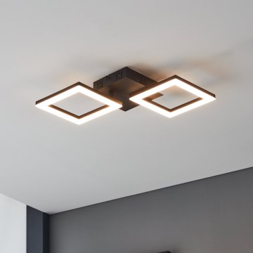 Eglo 31773 - LED Zatemnitvena stropna svetilka PARANDAY-Z LED/15,5W/230V 3000-6500K črna