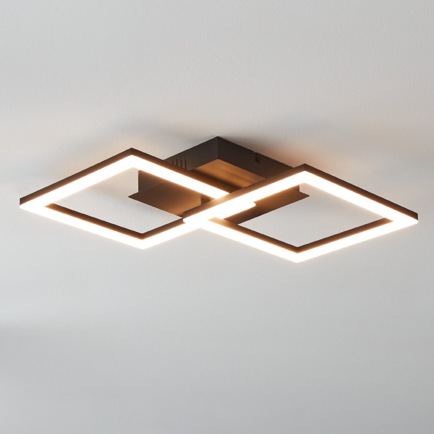 Eglo 31774 - LED Zatemnitvena stropna svetilka PARANDAY-Z LED/21,5W/230V 3000-6500K črna