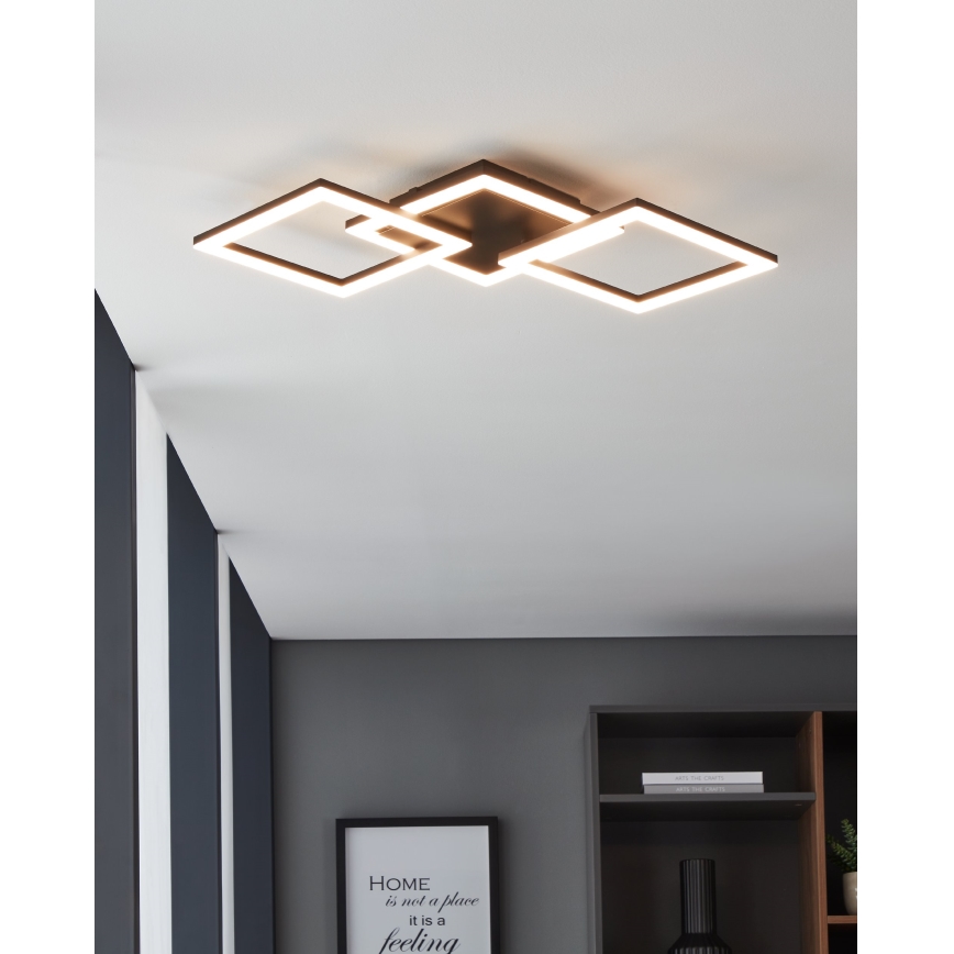 Eglo 31775 - LED Zatemnitvena stropna svetilka PARANDAY-Z LED/32,4W/230V 3000-6500K črna