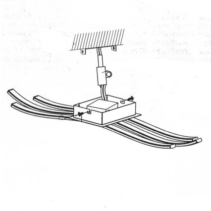 Eglo - LED stropna svetilka LED/26W/230V