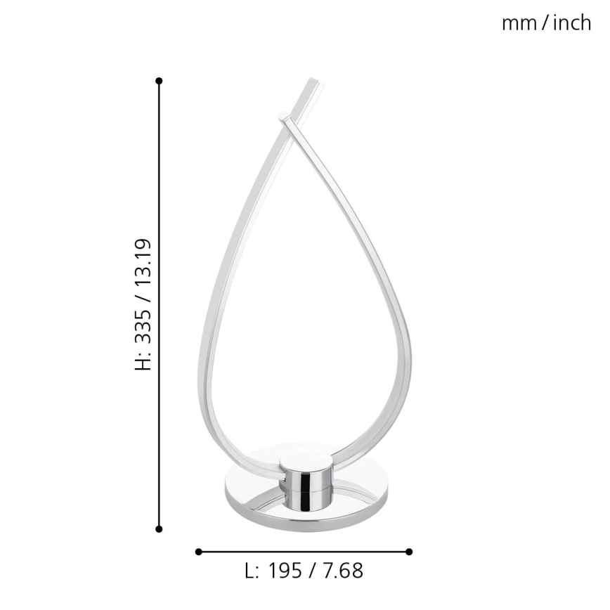Eglo - LED Namizna svetilka LED/14W/230V