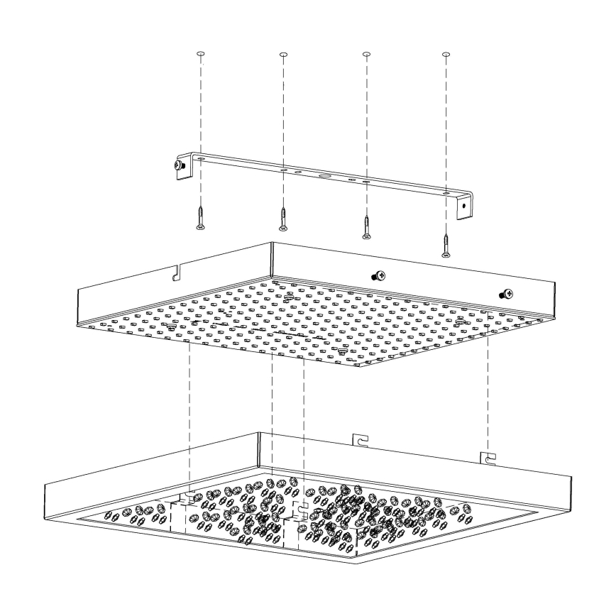 Eglo - LED Stropna svetilka LED/16W/230V