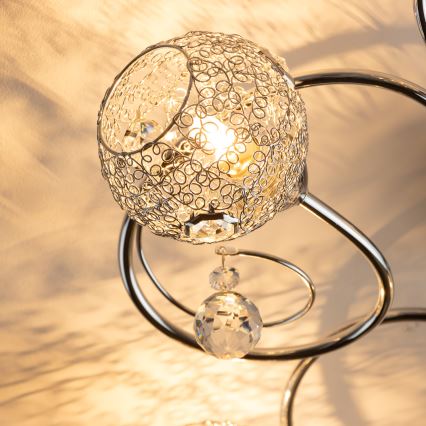 Eglo 32103 - LED stropni lestenec VELAGO 5xG9/33W/230V sijajni krom