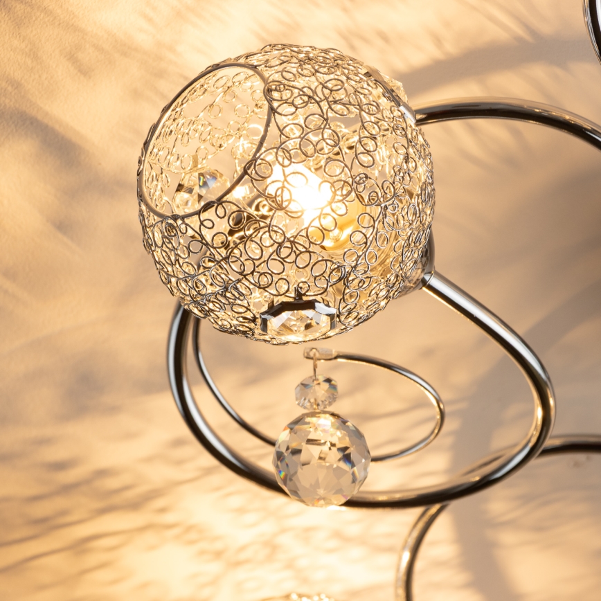 Eglo 32103 - LED stropni lestenec VELAGO 5xG9/33W/230V sijajni krom